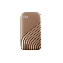 SSD Extern WD My Passport™ 2TB, USB 3.2 Gen2 Type-C/A, NVMe, Gold