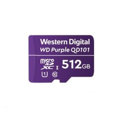 Card de memorie WD Purple 512 GB Surveillance MicroSDXC Class 10 UHS 1