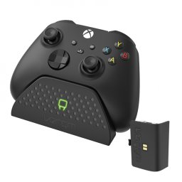 Set statie de incarcare si baterie reincarcabila, Venom, VS2880, Compatibilitate Xbox One, Xbox Seriile S & X, 850 mAh, Negru