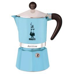 Filtru de cafea Bialetti Rainbow, Albastru, Aluminiu, 3 Cesti