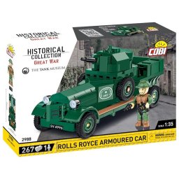 Set de constructie, Cobi, Masina blindata Great War Rolls-Royce 1920 Model Mk I, 267 piese