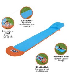 Tobogan de apa pentru copii, Bestway, plastic, 488 cm