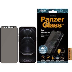 Folie de protectie PanzerGlass din sticla pentru Apple iPhone 12/12 Pro , privacy, Black