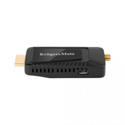 Tuner DVB-T2, Kruger & Matz, HEVC H.265, Negru