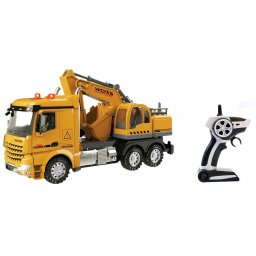 Macara de jucarie Madej Crane R/C, lumini, sunete, telecomanda 12 canale, rotire 680 grade