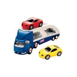 Set de joaca Little Tikes Big Car Carrier mix, cu 2 masini sport, plastic, 18 luni+