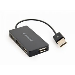 HUB USB 2.0 CU 4 PORTURI, GEMBIRD UHB-U2P4-04