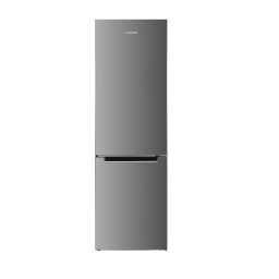 Combina frigorifica Albatros CFX343E, 262L, Clasa E, H 180 cm, Inox/Argintiu
