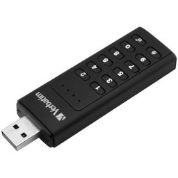 Memorie Usb Verbatim 3.0 Stick 128GB, Securizat, Tastatura - Retail