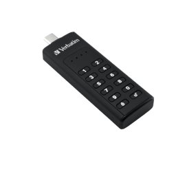 Memorie USB Verbatim Keypad Secure 32GB USB-C, Negru