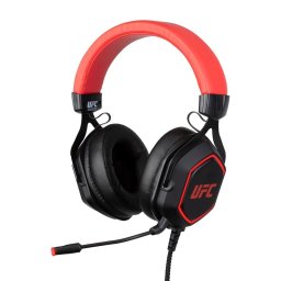 Konix UFC 7.1 Casti Prin cablu Banda de fixare pe cap Gaming USB Tip-A Negru, Rosu (KX-UFC-PGHR-PC)