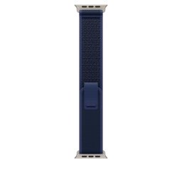 Apple Watch 49mm Loop: Blue Trail Loop - S/M - Natural Titanium Finish