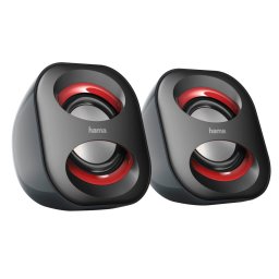 Boxe Hama Sonic Mobil 183, Negru-Rosu