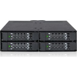 Rack HDD Icy Dock ToughArmor MB607SP-B, 4x 2.5 inch SAS/SATA, 1x 5.25 inch bay, Hot-Swap, Ventilator 40mm