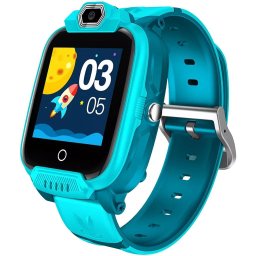 Ceas inteligent copii Canyon Jondy KW-44, Ecran IPS 1.4", Bluetooth, Camera 0.3MP, GPS, 4G, Waterproof IP67, Verde