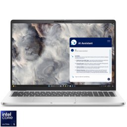 Laptop DELL Pro 16 Plus PB16250, Display 16'' FHD+ 1920x1200, Procesor Intel® Core™ Ultra 5 235U, Memorie RAM 16GB DDR5, Capacitate de stocare 512GB SSD, Placa grafica integrata Intel Graphics, Windows 11 Pro, Gri