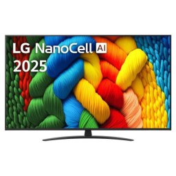 Televizor LED Smart TV, LG NanoCell AI 75NANO81A3A, 75 inch, 4K Ultra HD, 60Hz, Wi-Fi, Bluetooth, Negru