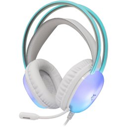 Casti Gaming White Shark GH-2444 PEACOCK-2 Alb