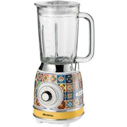 Blender Ariete 583 Positano Cu Vas De Sticla De 1,5 Litri, 4 Lame Din Otel Inoxidabil, 4 Viteze + Pulse, 1000 Wati