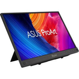 Monitor LED portabil AsusProArt PA16USV, 39,6cm (16inch), IPS, 4K UltraHD (3840 × 2160 pixeli), 5ms, 60Hz, 1 × HDMI 2.0, 1 × BNC, 2 × USB-C 3.2 Gen 1, Negru