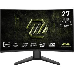 Monitor gaming LED MAG 274CF X24, 27inch, VA, Full HD, 1920 × 1080 pixeli, Curbat, 0.05ms, 240Hz, Negru