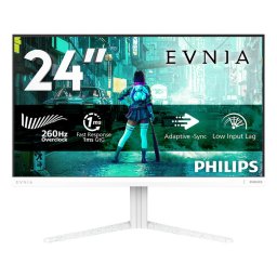 Monitor Philips Evnia 24M2N3201PL/00, IPS, 23.8", 60.5cm, 1920x1080(Full HD), 260Hz, 1.00 ms, HDMI, DisplayPort, Alb