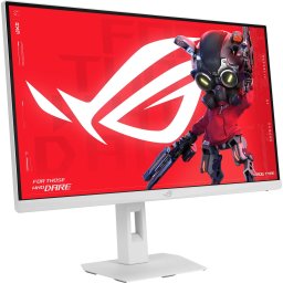 Monitor gaming Asus ROG Strix XG27ACSR-W, 27inch, Fast IPS, 2560 × 1440 pixeli (WQHD / QHD), 1ms, 220Hz, 1 × HDMI 2.1, 1 × DisplayPort 1.4, 1 × USB Type-C, Alb