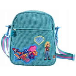 Accessories 103262 Friends Geanta de umar cu ecusoane termocolante, Varsta 5 ani, Turcoaz