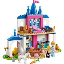 Set de constructie Disney 43283 Castelul cu animalute al Cenusaresei, 149 piese, varsta 4+ ani, Multicolor