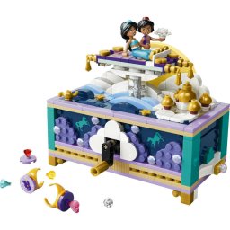 Set de constructie LEGO® - Disney Princess Cutia cu bijuterii a lui Jasmine 43295, Jucarii pentru Copii de 6+ ani, Jucarii pentru Fete si Baieti, Idee de Cadou pentru Copii