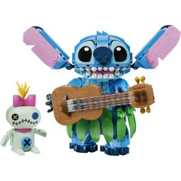 Disney Stitch si Scrump 43296, 713 piese, varsta 9+ ani, Multicolor