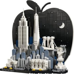 Set de constructie Architecture New York City – The Big Apple 21066, 1465 de piese, Varsta 18+ ani, Multicolor