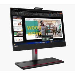 Sistem desktop All-in-One Lenovo ThinkCentre M90a G5, Procesor Intel Core i5-14500, 23.8 inch Touch, RAM 16 GB, SSD 512 GB, Intel UHD Graphics 770, Windows 11 Pro, Negru