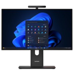 Sistem desktop All-in-One Lenovo ThinkCentre M90a G6, Procesor Intel Core Ultra 5 225, 23.8 inch Touch, RAM 16GB, SSD 512GB, Intel Graphics, Windows 11 Pro, Negru
