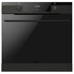 Cuptor electric de pizza, cu abur, incorporabil, Amica TED37739ArBA+V, 77L, clasa A, Negru