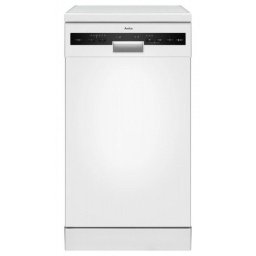 Masina de spalat vase Amica DFM41E6qWMG, 10 seturi, 6 programe, SilentDrive 2.0, SteamPower, 44.8cm, clasa E, Alb