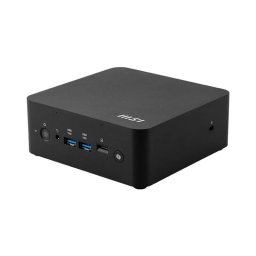 Sistem desktop, Mini PC MSI Cubi NUC AI+ 2MG-001EU, Procesor Intel Core Ultra 7 258V 2.2GHz, 32GB DDR5, 1TB SSD, Intel Arc 140V, Windows 11 Pro, Negru