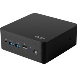 Sistem desktop, Mini PC MSI Cubi NUC 1MG-263EU, Procesor Intel Core 5 120U 1.4GHz , 16GB RAM, 512GB SSD, Intel Graphics, Windows 11 Pro, Negru