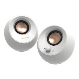 Boxe desktop Creative Pebble V3, 16W, Bluetooth, Alb