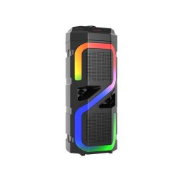 Boxa portabila Tracer Natrix TWS, Bluetooth 5.0, Mod Karaoke, Putere RMS 16 W, LED RGB