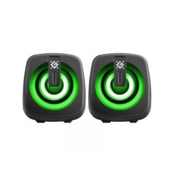 Boxa PC Defender J1 2.0, 6W, LED, USB, Negru