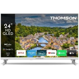 Televizor QLED Thomson 60 cm (24") 24HQG3S15CW, HD Ready, Smart TV, WiFi, CI, Alb