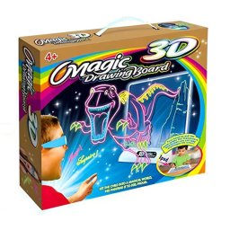 Tabla Magica 3D pentru Desen cu Iluminat LED si Ochelari