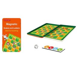 Joc de Societate Magnetic Serpi si Scari Compact pentru Calatorii