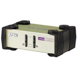 Switch KVM ATEN CS82U 2-Port PS/2-USB KVM Switch, 2x Custom KVM Cable sets, Non-powered