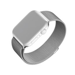 Curea Fixed metalica, model Mesh pentru Apple Watch 38-42mm – Argintiu
