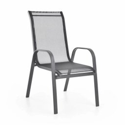 Scaun pentru gradina si terasa Ekonomy Chair, structura din otel-aluminiu, greutate maxima suportata 120 kg, 55 x 76 x 96 cm
