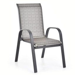 Scaun pentru gradina si terasa Honey Chair, structura din otel-aluminiu, greutate maxima suportata 120 kg, 58 x 74 x 97 cm