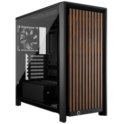 Carcasă CORSAIR FRAME 4000D RS Wood, Mid-Tower, E-ATX, Black