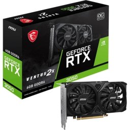 Placa video MSI GeForce RTX 3050 VENTUS 2X E 6G OC, 6GB GDDR6, 96-bit